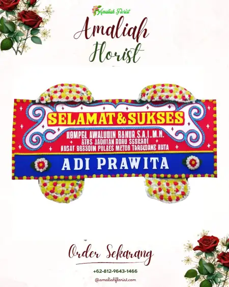 Papan Bunga Ucapan Selamat Gandawesi